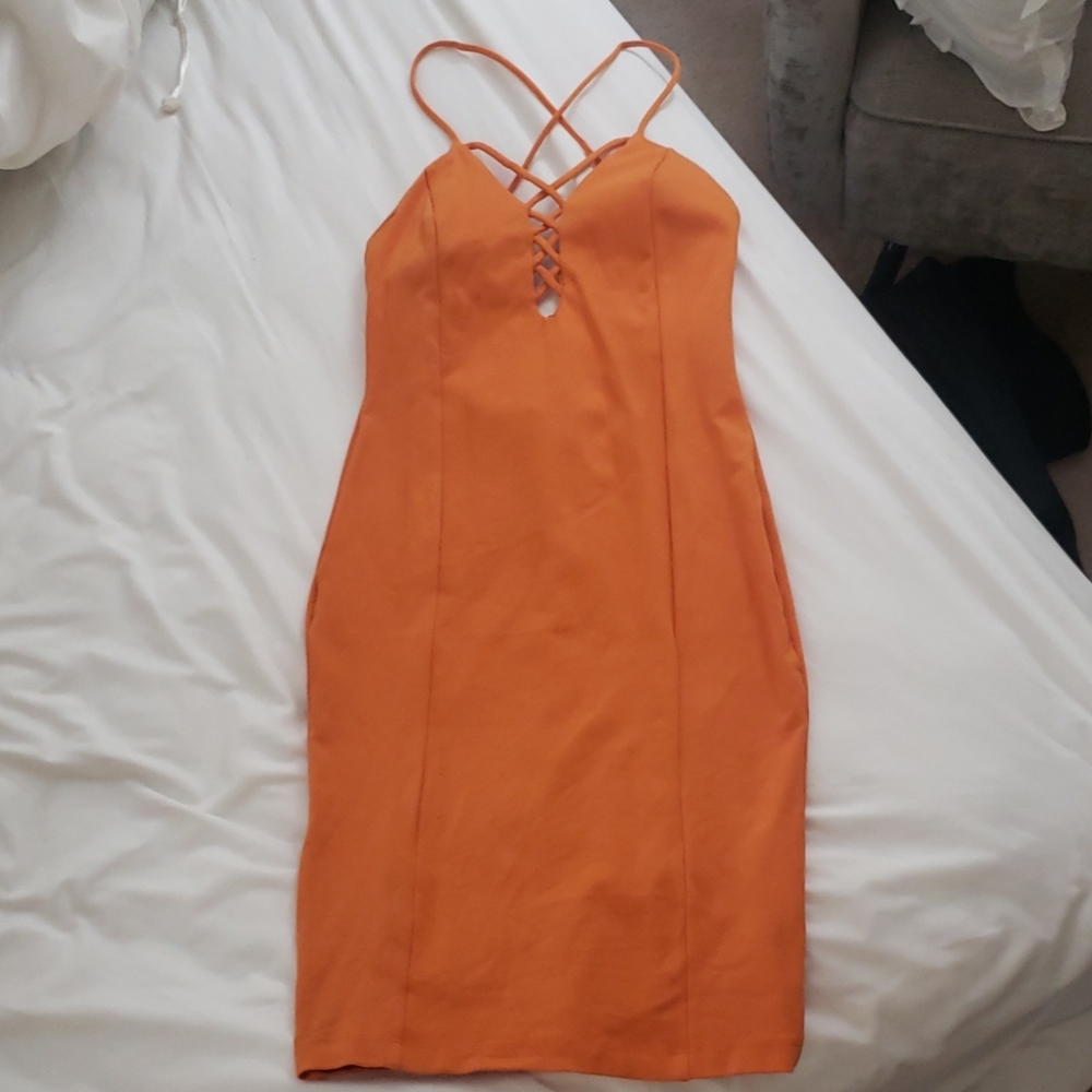 Orange Akira Dress